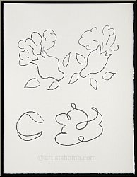 Henri Matisse: Studie fr 'La Religieuse Portugaise' Original Lithographie, Souvenirs et portraits d'artistes