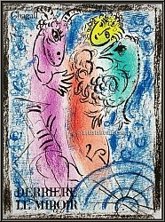 Marc Chagall: Original-Farblithographie 'La Pige' Die Falle, 1962, Esel, Vogel und Frau - Werke | Originale