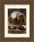 Marc Chagall: Ruth zu Fen des Boas, 1960, Lithographie, Bilder zur Bibel - Originale | Lithographien | Werke