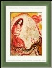Marc Chagall: Rahel entwendet die Gtzenbilder ihres Vaters, Bilder zur Bibel 1960 - Originale | Druckgrafiken