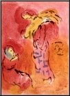 Marc Chagall: hrenleserin Ruth, Original-Lithographie, Bibel 1960