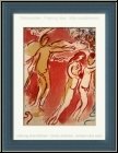 Marc Chagall: Adam und Eva, Vertreibung aus dem Paradies, Engel - Original-Lithographie Verve Bibel 1960