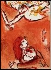 Marc Chagall: Israel, Schutzengel, Original-Lithographie Bibel 1960