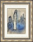 Marc Chagall: Esther, 1960, Original-Lithographie fr Bilder zur Bibel, eine mutige, schne Frau und Knigin