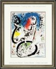 Selbstportrait 'Ma vie' Marc Chagall mit blauen Haaren (Lieferung ungerahmt) - Druckgrafik | Originale