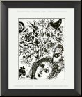 Marc Chagall: Prchen vor dem Baume 'Le couple devant l'arbre' 1960 - Lithographien | Druckgrafik