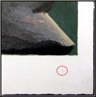 Horst Antes: Portrait Michelangelo Original-Lithographie 1975