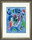Marc Chagall: 'Blumen im Arm' (Frontispiz) Original Lithographie, 1969, Blumenstrau - Bilder, Werke, Drucke