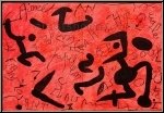 Joan Miro: Hommage Maeght - Groe Original-Lithographie, 1982