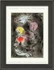 Marc Chagall: Daniel mit den Lwen, 1956, Bilder zur Bibel, Original Lithographie - Werke | Druckgrafik