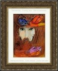 Marc Chagall: David und Bathseba, 1956, Original Lithographie, Bilder zur Bibel - Werke | Originale | Drucke