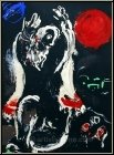 Marc Chagall: Jesaja, 1956, Original-Lithographie Propheten Bibel