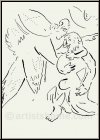 Marc Chagall: Prophet Jesaja, 1956, Original-Lithographie fr Bilder zur Bibel, Die Propheten | Werke | Drucke