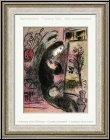 Marc Chagall: 'Der Inspirierte' Selbstportrait mit Ehefrau Vava, Original-Lithographie 1963 | Werke | Bilder