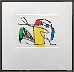 Joan Miro: 'Emanzipation des Katzenschwanzes' 'l'mancipation dfinitive de la queue du chat' 1978 Radierungen