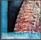 Bernhard Jger: 'Zeigt die Zhne' 1971, Lithographie signiert und nummeriert, Vorsicht bissiger Hund | Drucke