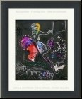 Marc Chagall: Nacht in Paris 'La nuit  Paris' 1954, Lithographie Derriere le miroir 66-67-68 Titelseite
