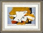Georges Braque: Der gelbe Vogel 'L'oiseau jaune' 1959, groe Farblithographie, im Stein monogrammiert