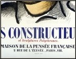 Fernand Lger: Les Constructeurs 1951, Maison de la Pense Original-Lithographie 'L'ouvrier' | Mourlot-Plakate