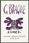 Georges Braque: Estampes - Livres, Adrien Maeght, Knstlerplakat