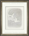 Georges Braque: Original-Lithographie 'Descente aux enfers' zwei Vgel auf Grau, 1961 - Werke | Originale