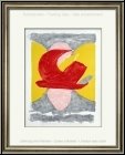 Georges Braque: Original-Lithographie 'Descente aux enfers' Groer, roter Vogel, 1961 - Werke | Originale