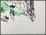 Marc Chagall: Liebespaar mit Vogel 1969, Original-Lithographie auf Arches Btten - Werke | Druckgrafik