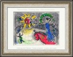 Chagall: Lithographie 'Soleil au Cheval rouge', Sonne mit rotem Pferd, 1979 - Werke | Originale | Drucke