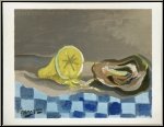 Georges Braque: Auster u. Zitrone, Hutre et citron, 1952 Lithographie