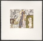 Felix Waske: Aus dem Radierzyklus 'Kupferne Erzhlungen' zum Thema 'Reinigende Ehegewitter' | Bilder | Drucke