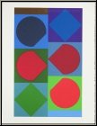 Victor Vasarely: Geometrische Komposition 