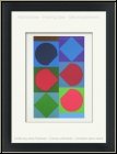 Victor Vasarely: Geometrische Komposition 'Beryll' 1972, Original Lithographie - Werke | Druckgrafik