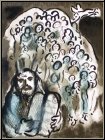 Marc Chagall: Moses und sein Volk, 1973, Die biblische Botschaft