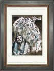 Marc Chagall: Moses und sein Volk, 1973, Lithographie fr Die biblische Botschaft, Le message biblique | Werke