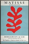 Henri Matisse: Plakat Berggruen & Cie 1953, Papiers dcoups, Mourlot