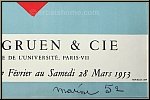 Henri Matisse: Plakat Berggruen & Cie 1953, Papiers dcoups - Mourlot Plakate | Poster | Lithographien